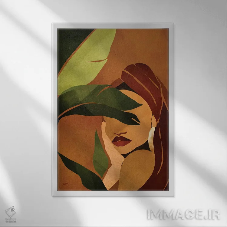 تابلو پاییز اثر بریا نیکول - نمای قابدار سفید