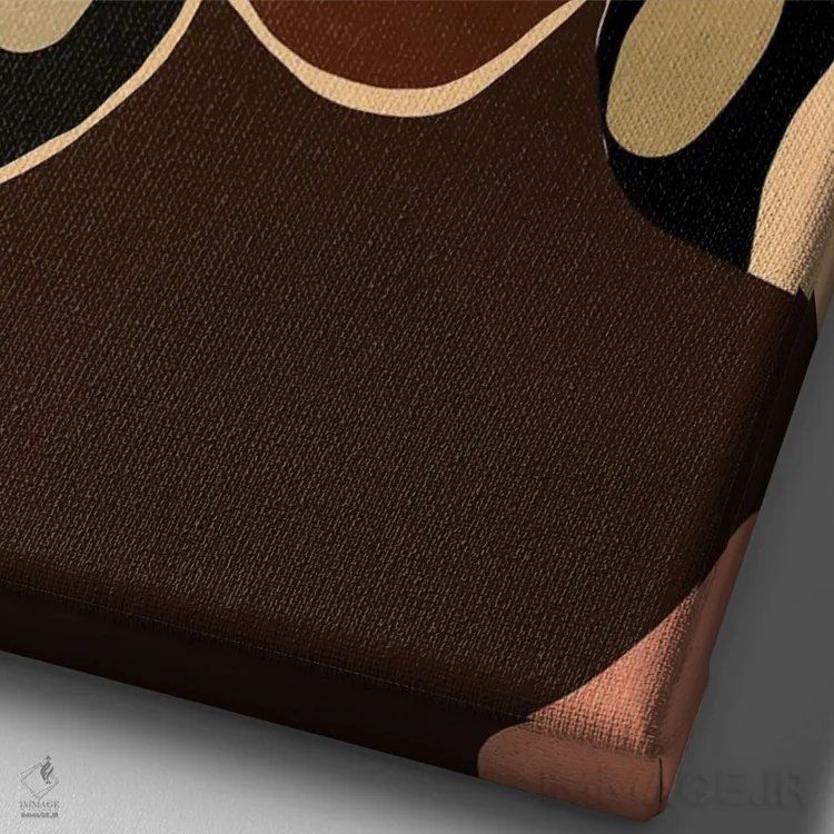 تابلو مونِه اثر بریا نیکول - نمای نزدیک بافت بوم