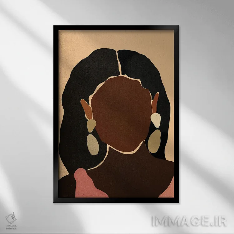 تابلو مونِه اثر بریا نیکول - نمای قابدار مشکی