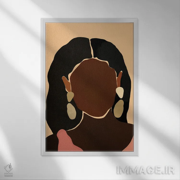 تابلو مونِه اثر بریا نیکول - نمای قابدار سفید