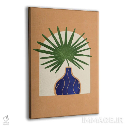 تابلو نخل بادبزنی I اثر بریا نیکول - نمای پرسپکتیو محصول