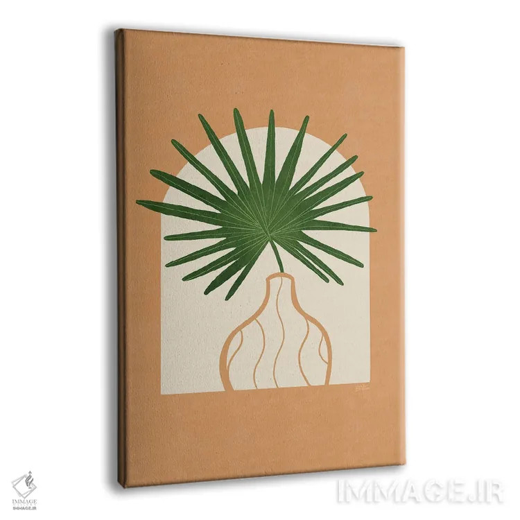 تابلو نخل بادبزنی II اثر بریا نیکول - نمای پرسپکتیو محصول