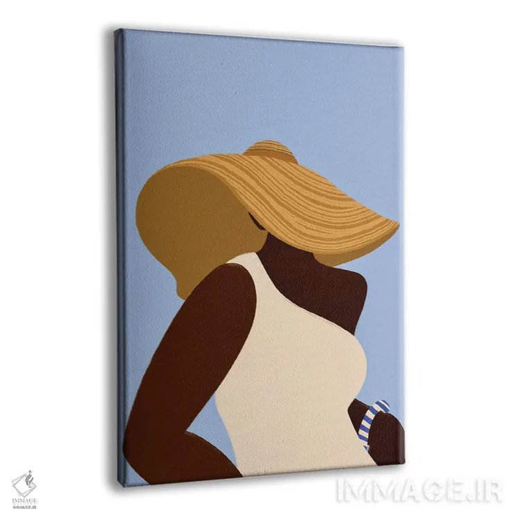 تابلو کلاه آفتابی II اثر بریا نیکول - نمای پرسپکتیو محصول