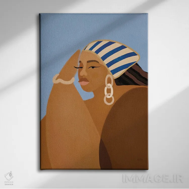 تابلو نیا اثر بریا نیکول - نمای روبهرو روی دیوار