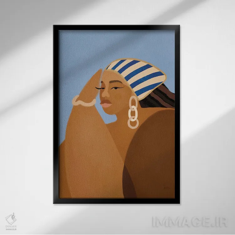 تابلو نیا اثر بریا نیکول - نمای قابدار مشکی