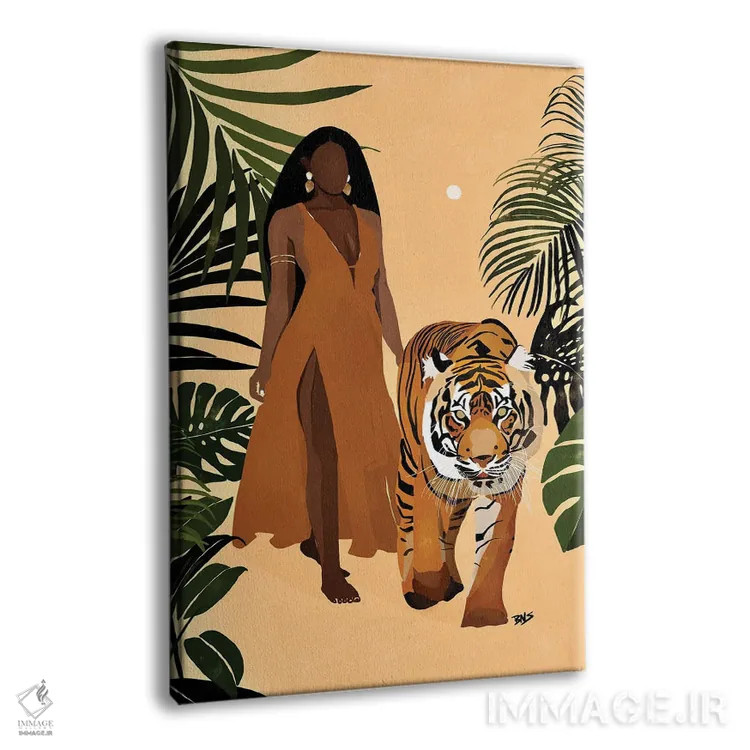 تابلو آلیا اثر بریا نیکول - نمای پرسپکتیو محصول