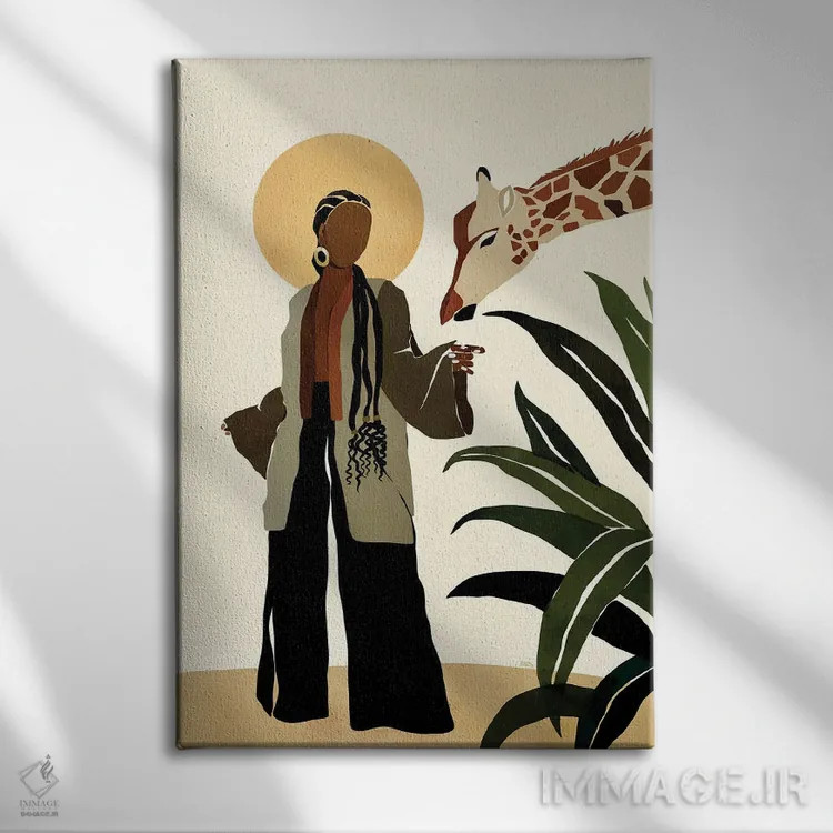 تابلو آری اثر بریا نیکول - نمای روبهرو روی دیوار