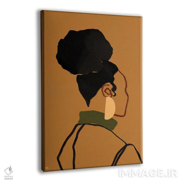 تابلو جینا اثر بریا نیکول - نمای پرسپکتیو محصول