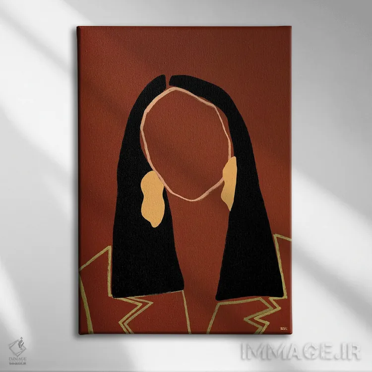 تابلو جوی (نام زنانه) اثر بریا نیکول - نمای روبهرو روی دیوار