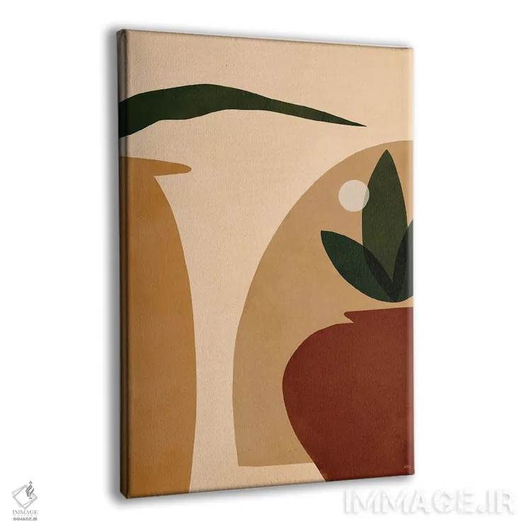 تابلو اُخر (رنگ خاکی) اثر بریا نیکول - نمای پرسپکتیو محصول