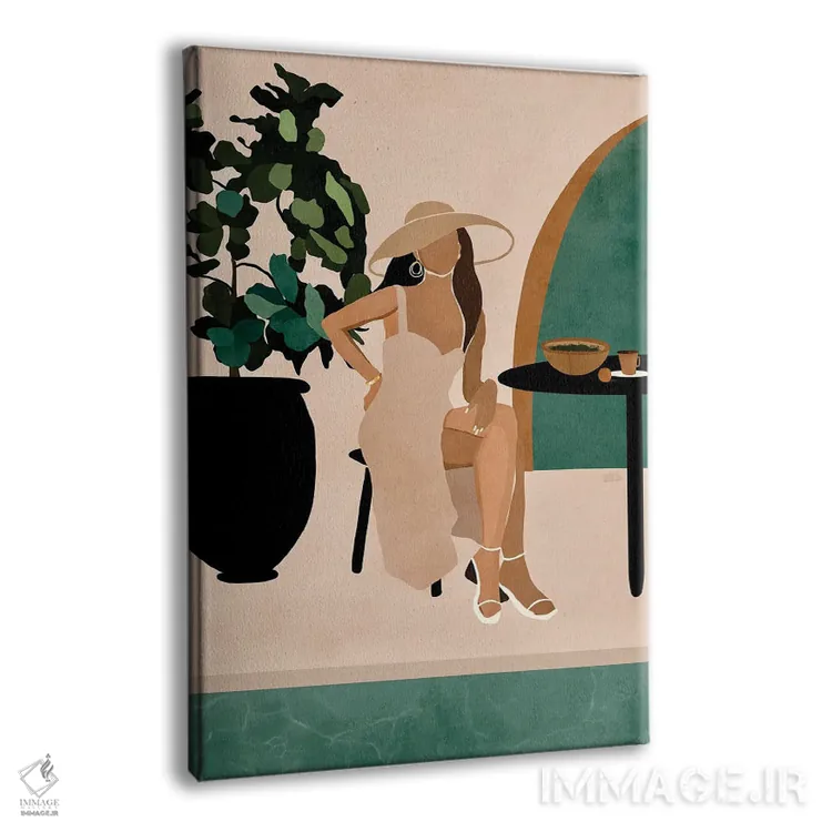 تابلو برانچ کنار استخر اثر بریا نیکول - نمای پرسپکتیو محصول