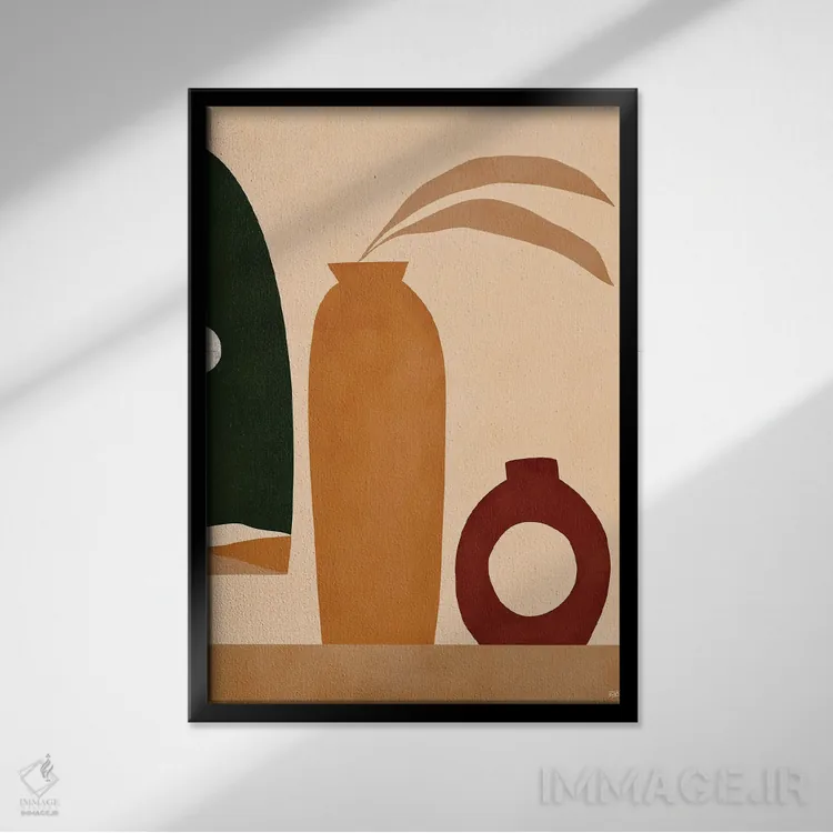 تابلو اُخر II اثر بریا نیکول - نمای قابدار مشکی