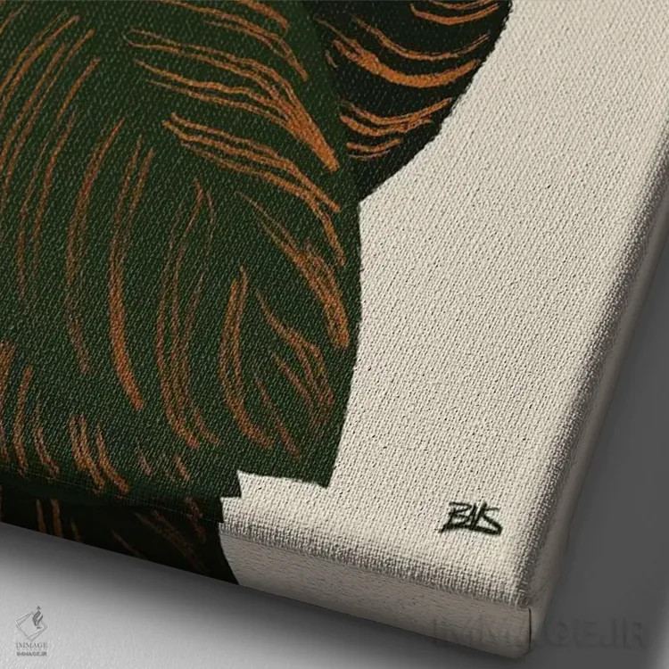 تابلو کالاس III (برنزی) اثر بریا نیکول - نمای نزدیک بافت بوم