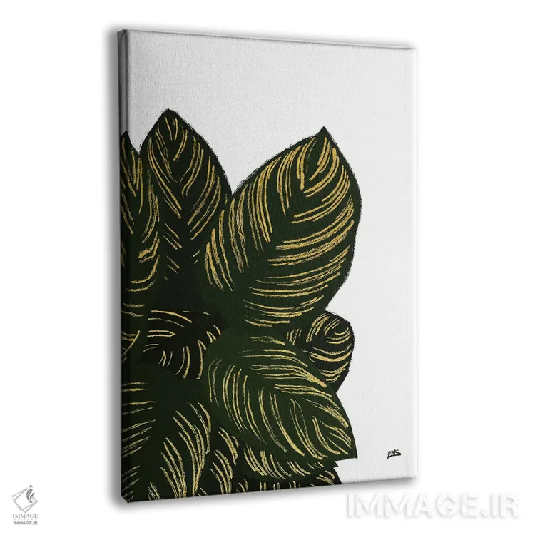 تابلو کالاس III (طلایی) اثر بریا نیکول - نمای پرسپکتیو محصول