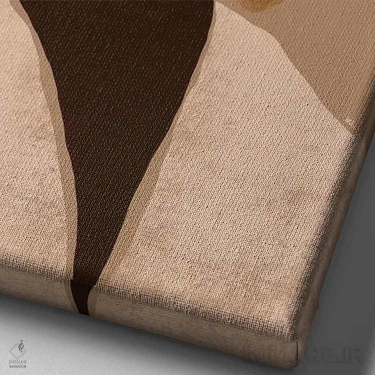 تابلو پاتریشیا اثر بریا نیکول - نمای نزدیک بافت بوم