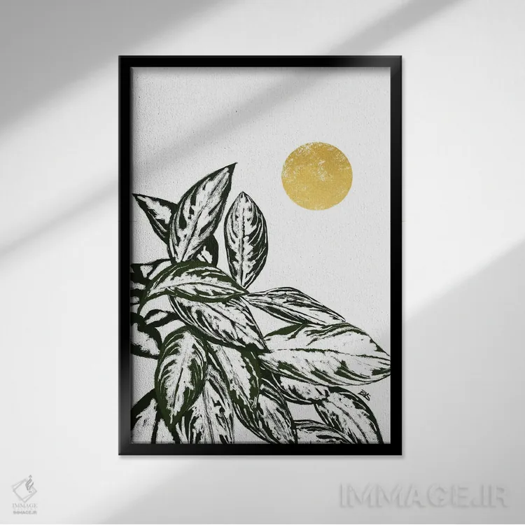 تابلو کالاس II اثر بریا نیکول - نمای قابدار مشکی