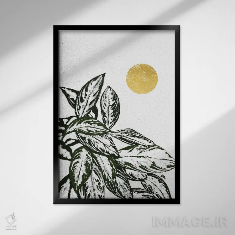 تابلو کالاس II اثر بریا نیکول - نمای قابدار مشکی