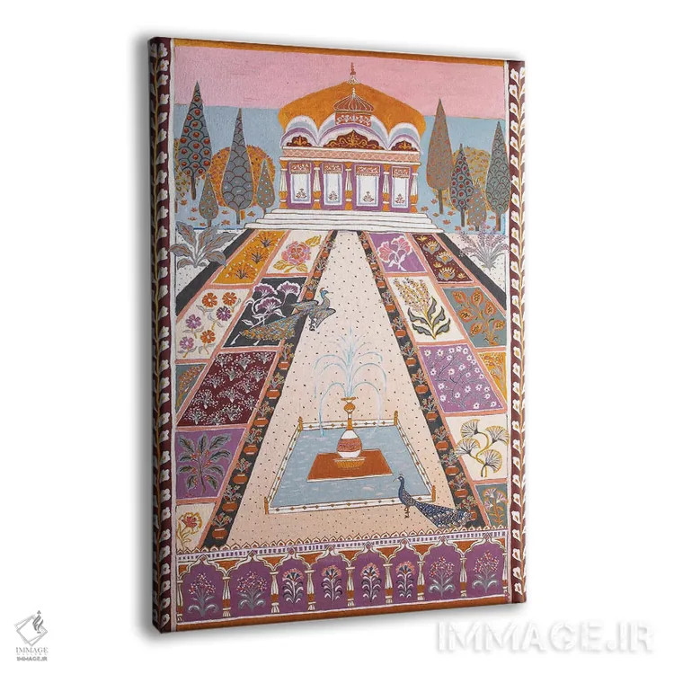 تابلو باغ مهاراجه اثر بریت بردال نیلسن - نمای پرسپکتیو محصول