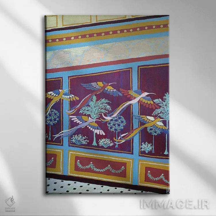 تابلو پمپئی، ایتالیا اثر بریت بردال نیلسن - نمای روبهرو روی دیوار