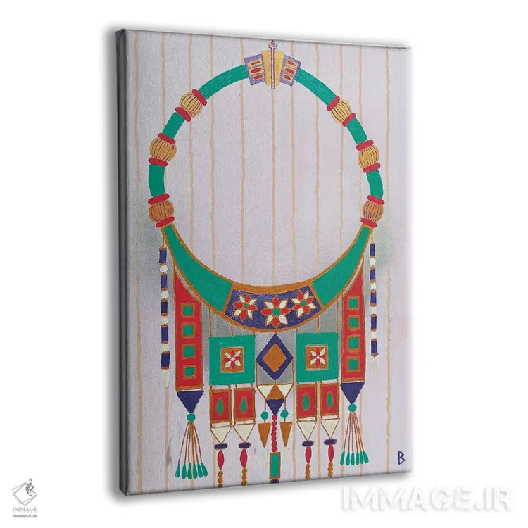 تابلو گردنبند مورد علاقه شاهدخت اثر بریت بردال نیلسن - نمای پرسپکتیو محصول