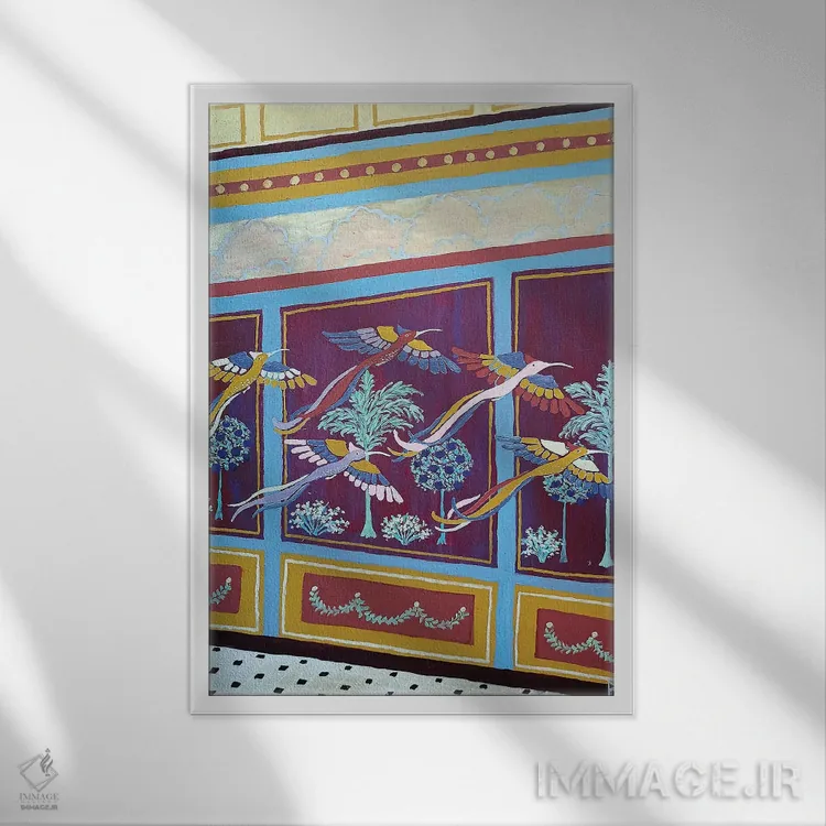 تابلو پمپئی، ایتالیا اثر بریت بردال نیلسن - نمای قابدار سفید
