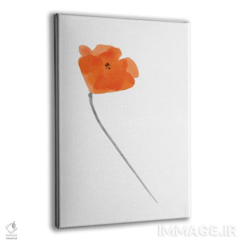 تابلو شقایق سرخ تنها ۴ اثر باناروت - نمای پرسپکتیو محصول