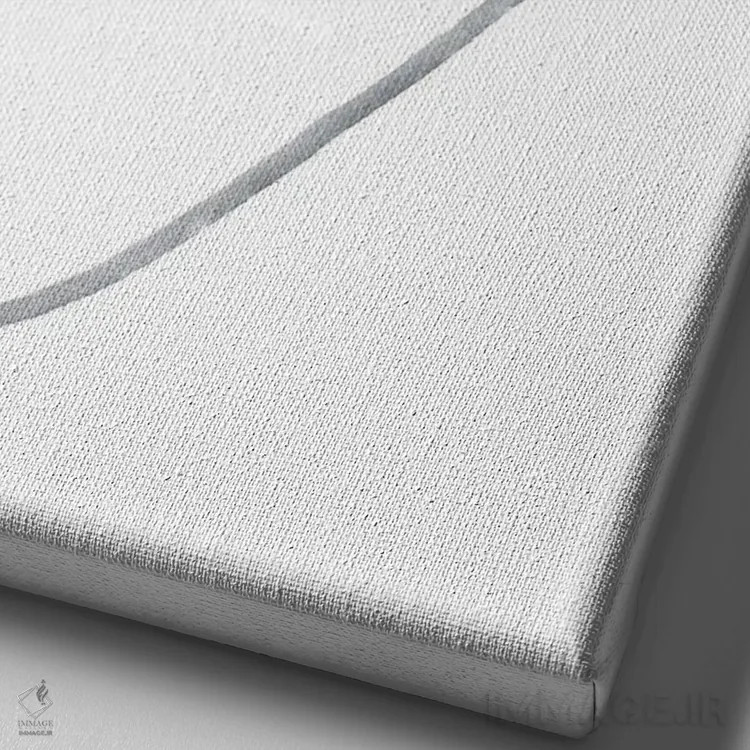 تابلو شقایق سرخ تنها ۳ اثر باناروت - نمای نزدیک بافت بوم