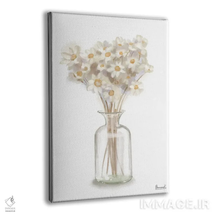 تابلو گل خشک ۱ اثر باناروت - نمای پرسپکتیو محصول