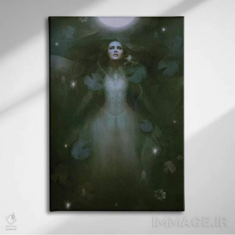 تابلو کیهانی اثر بنت شلیک - نمای روبهرو روی دیوار