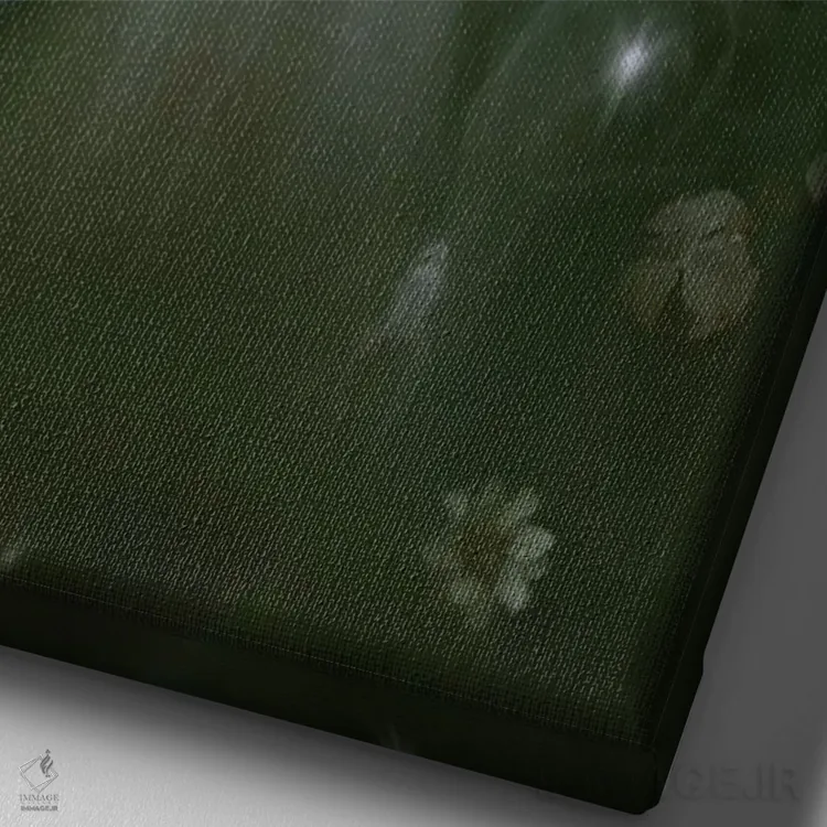 تابلو کیهانی اثر بنت شلیک - نمای نزدیک بافت بوم