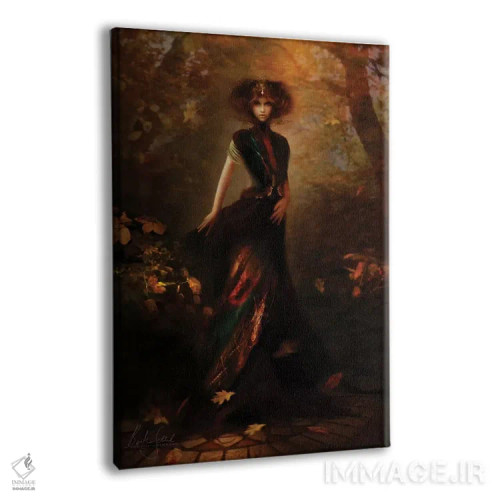 تابلو طلا اثر بنت شلیک - نمای پرسپکتیو محصول