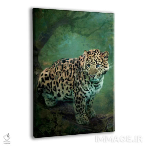 تابلو پلنگ اثر بنت شلیک - نمای پرسپکتیو محصول