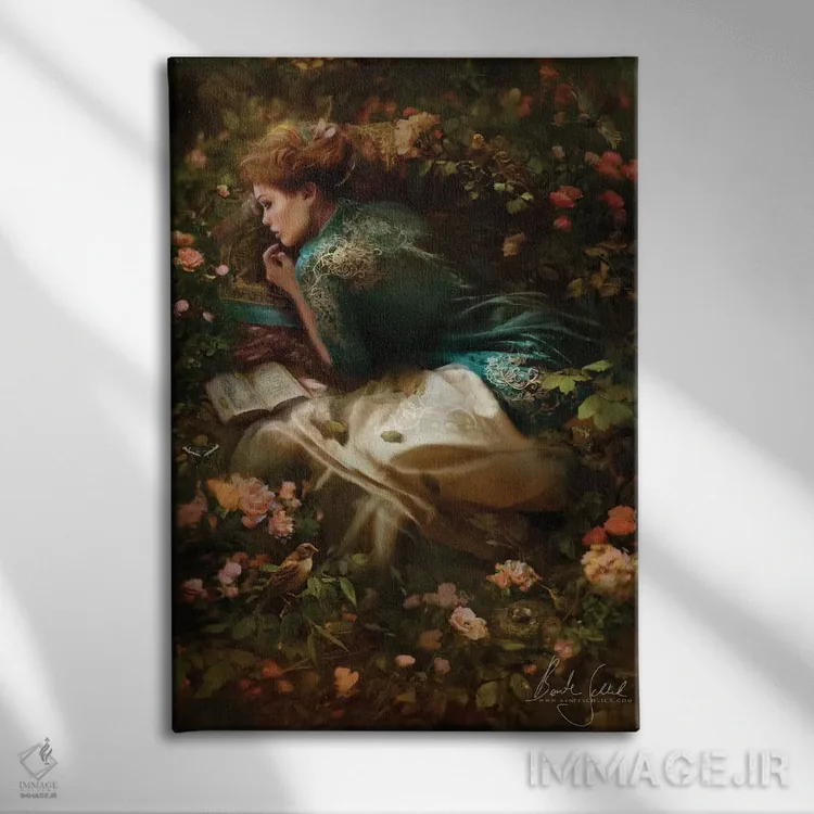 تابلو در سرزمین رویاها اثر بنت شلیک - نمای روبهرو روی دیوار