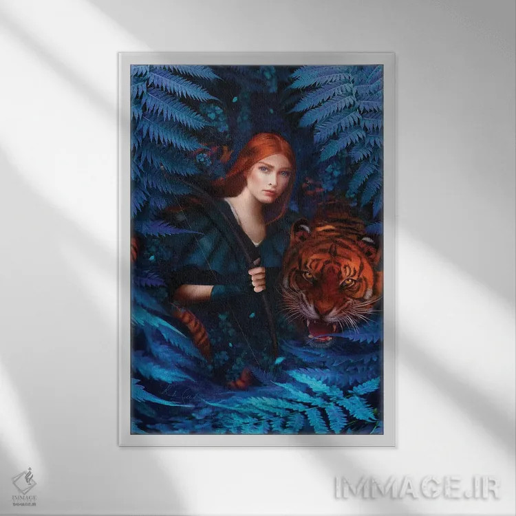 تابلو تقارن هراسانگیز اثر بنت شلیک - نمای قابدار سفید