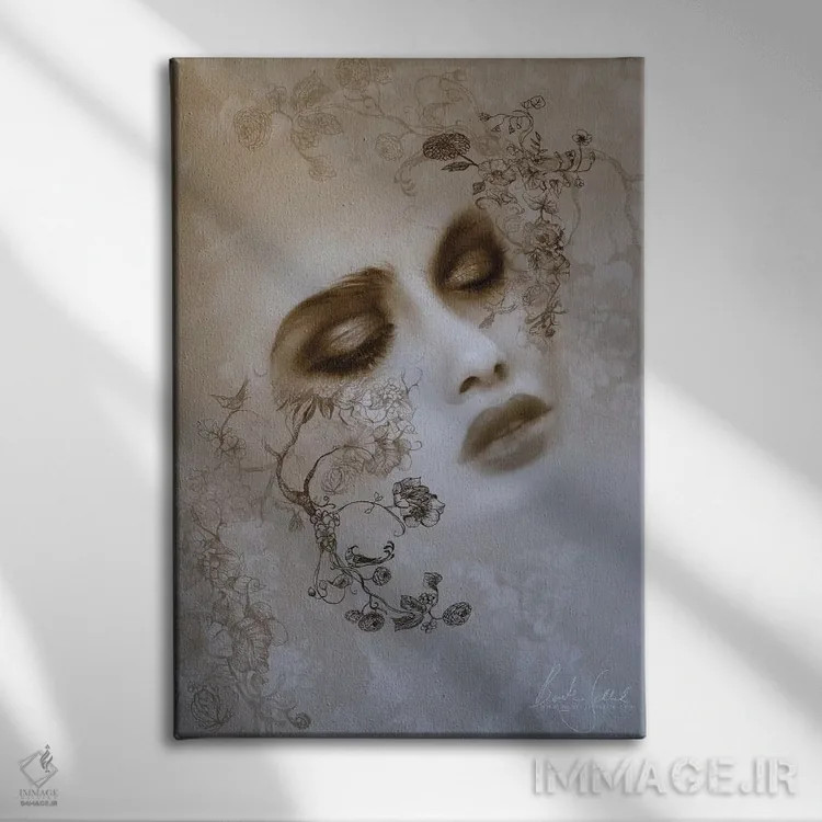 تابلو جوهر اثر بنت شلیک - نمای روبهرو روی دیوار