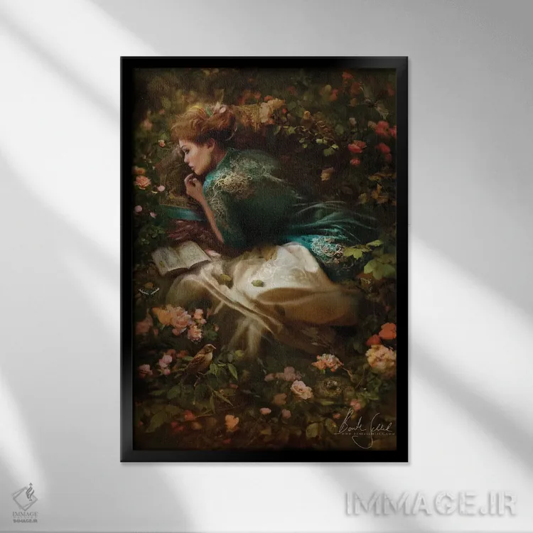 تابلو در سرزمین رویاها اثر بنت شلیک - نمای قابدار مشکی