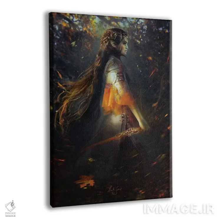 تابلو جنگجوی ققنوس اثر بنت شلیک - نمای پرسپکتیو محصول