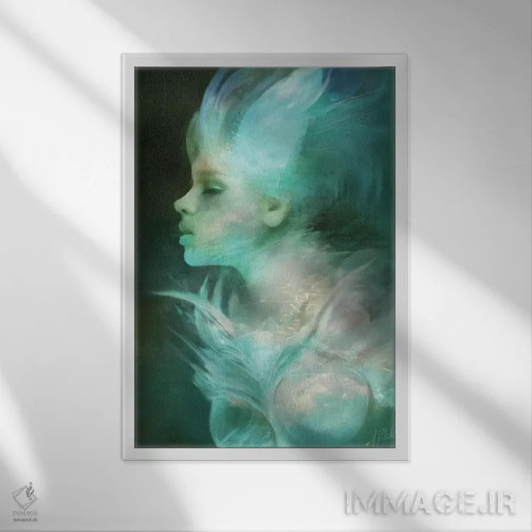 تابلو ایس (نام خاص) اثر بنت شلیک - نمای قابدار سفید