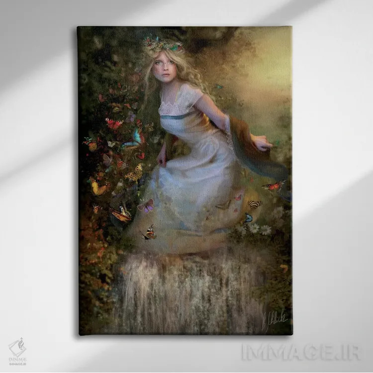 تابلو رقاص تابستانی اثر بنت شلیک - نمای روبهرو روی دیوار