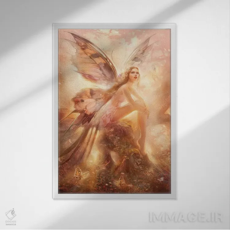 تابلو بیداری اثر بنت شلیک - نمای قابدار سفید