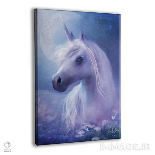 تابلو ماه اسب تکشاخ اثر بنت شلیک - نمای پرسپکتیو محصول