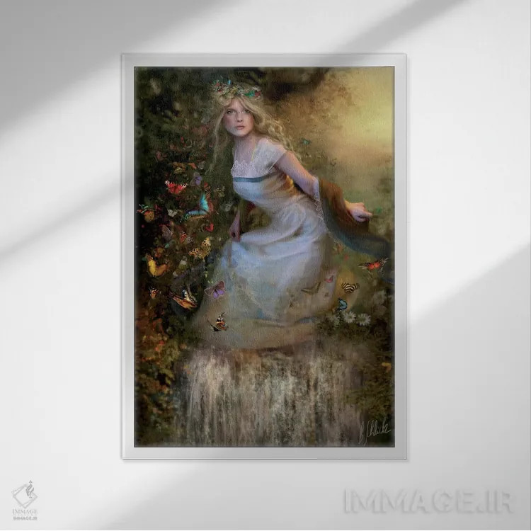 تابلو رقاص تابستانی اثر بنت شلیک - نمای قابدار سفید