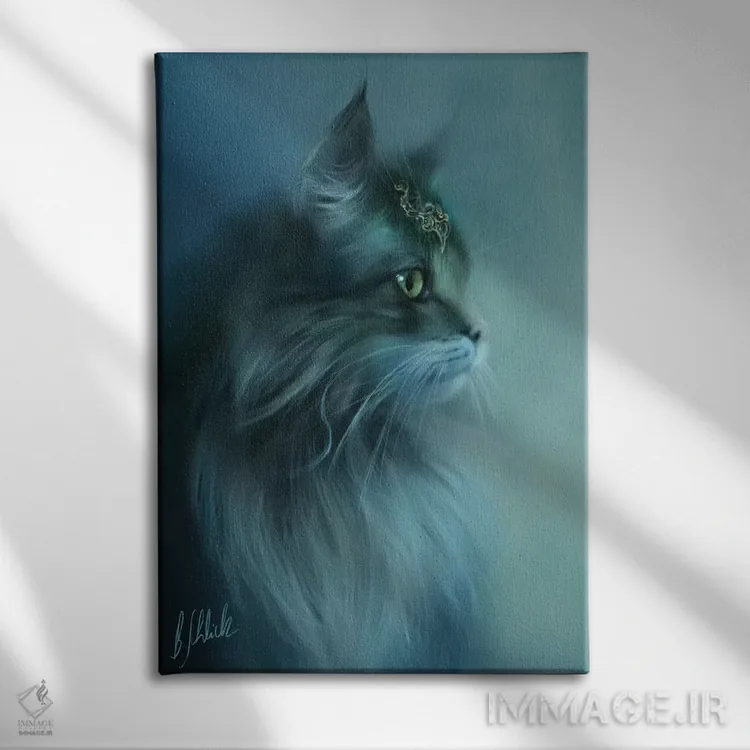 تابلو نجیب اثر بنت شلیک - نمای روبهرو روی دیوار