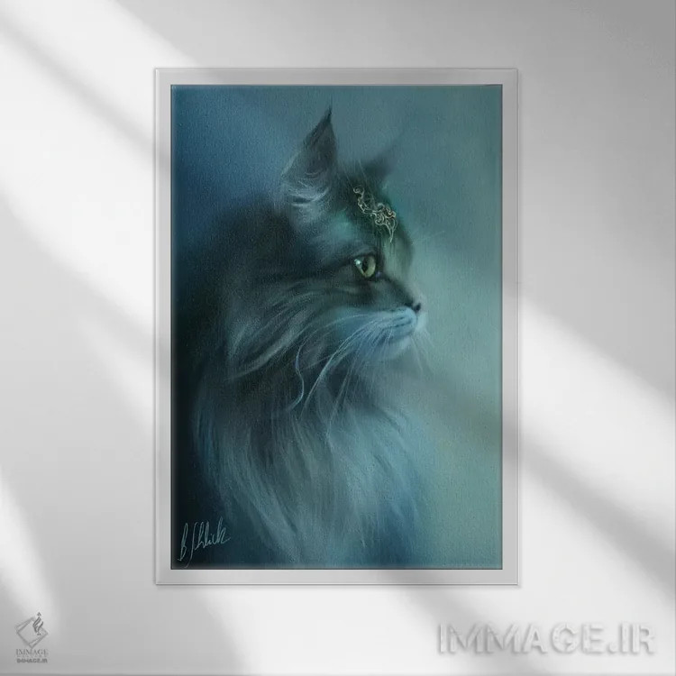 تابلو نجیب اثر بنت شلیک - نمای قابدار سفید