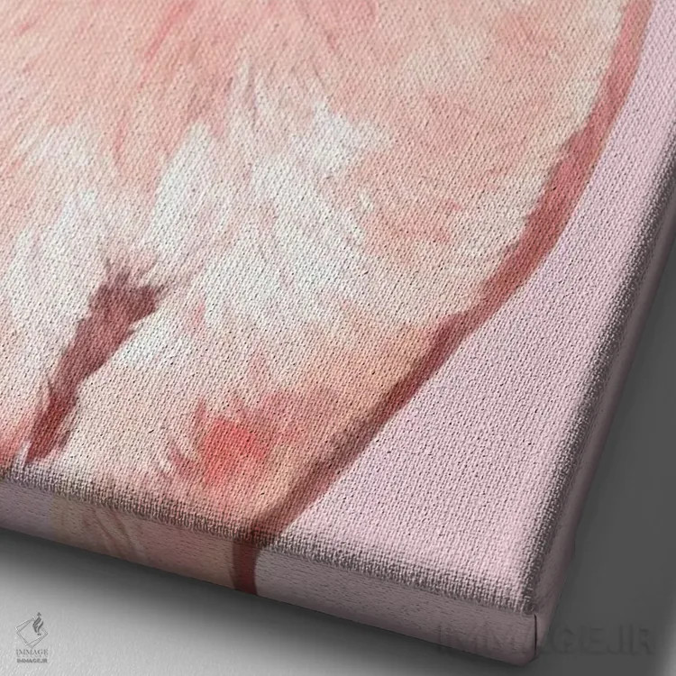 تابلو پشت خوک اثر بگ نوز ورک (استودیو) - نمای نزدیک بافت بوم