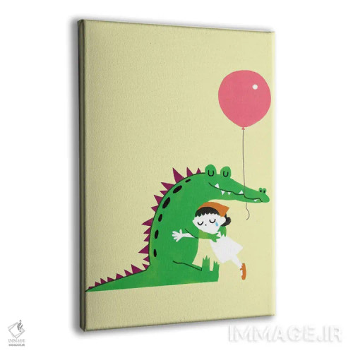 تابلو آغوش کروکودیل اثر بگ نوز ورک (استودیو) - نمای پرسپکتیو محصول