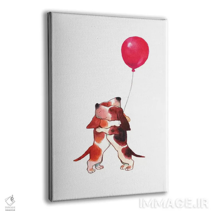 تابلو تولهسگ بغلکردنی اثر بگ نوز ورک (استودیو) - نمای پرسپکتیو محصول