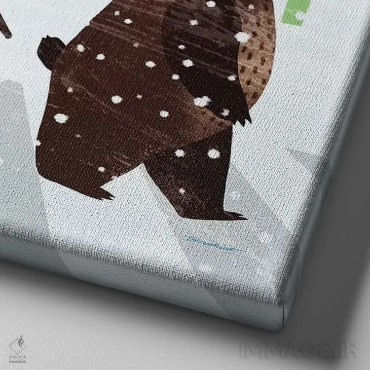 تابلو جاده ابی (مشهور به خیابان بیتلز) اثر بگ نوز ورک (استودیو) - نمای نزدیک بافت بوم