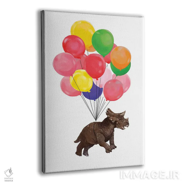 تابلو بیایید با تریسراتوپس پرواز کنیم اثر بگ نوز ورک (استودیو) - نمای پرسپکتیو محصول