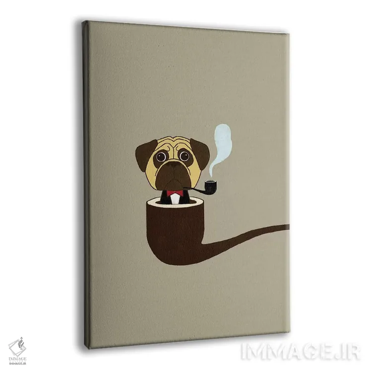 تابلو پاگ رئیس بزرگ اثر بگ نوز ورک (استودیو) - نمای پرسپکتیو محصول